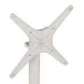 ΒΑΣΗ ΑΛΟΥΜΙΝΙΟΥ HM459.02 ΛΕΥΚΟ ΜΑΤ 69Χ69Χ73Υεκ. ΜΕ ΕΠΙΦΑΝΕΙΑ 48Χ48εκ.