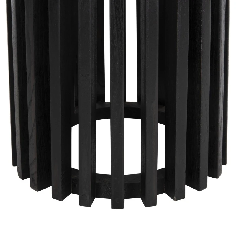 ΒΑΣΗ BAR STAND ΕΣΩΤ.ΧΩΡΟΥ ΜΕΣ.ΥΨΟΥΣ ΣΤΡΟΓΓΥΛΗ FRANTZ HM9857.12 MINDI ΞΥΛΟ ΣΕ ΜΑΥΡΟ Φ40x90Υεκ.