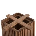 ΒΑΣΗ ΜΠΑΡ ΤΕΤΡΑΓΩΝΗ FRANTZ HM9858.11 ΞΥΛΟ MINDI-ΦΥΣΙΚΟ 40x40x90Yεκ