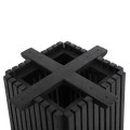 ΒΑΣΗ ΜΠΑΡ ΤΕΤΡΑΓΩΝΗ FRANTZ HM9858.12 ΞΥΛΟ MINDI-ΜΑΥΡΟ 40x40x90Yεκ