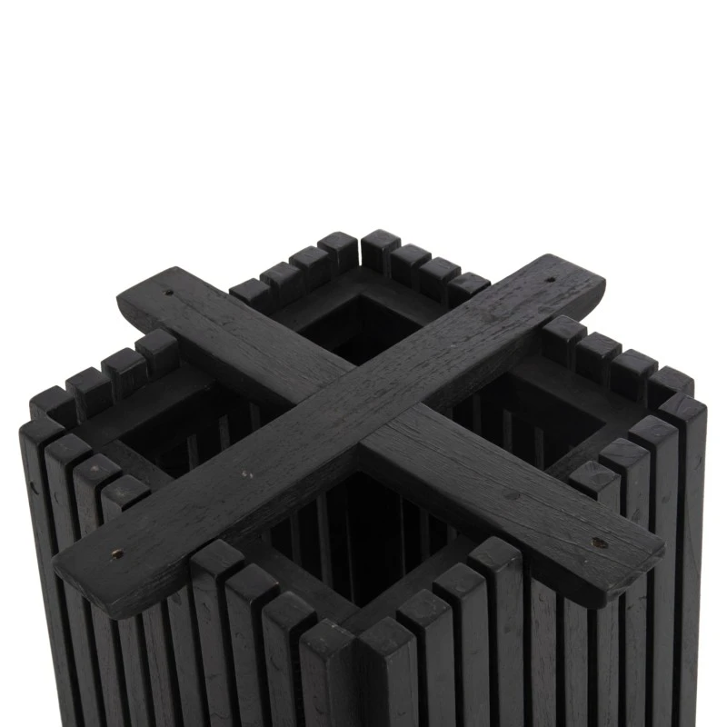 ΒΑΣΗ ΜΠΑΡ ΤΕΤΡΑΓΩΝΗ FRANTZ HM9858.12 ΞΥΛΟ MINDI-ΜΑΥΡΟ 40x40x90Yεκ