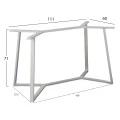 ΒΑΣΗ ΤΡΑΠΕΖΙΟΥ ΛΕΥΚΗ ΜΕΤΑΛΛΙΚΗ HM471.02 112X60X72 εκ.