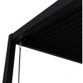 ΒΙΟΚΛΙΜΑΤΙΚΗ ΠΕΡΓΚΟΛΑ ΑΛΟΥΜΙΝΙΟΥ PREMIUM FRANIO HM6609.01 ΜΑΥΡΟ 300x300x240Υ