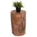 ΒΟΗΘΗΤΙΚΟ ΤΡΑΠΕΖΑΚΙ/ΣΚΑΜΠΟ TRONCO HM9374.21 ΞΥΛΟ TEAK--ΦΥΣΙΚΟ Φ30x45Υεκ.