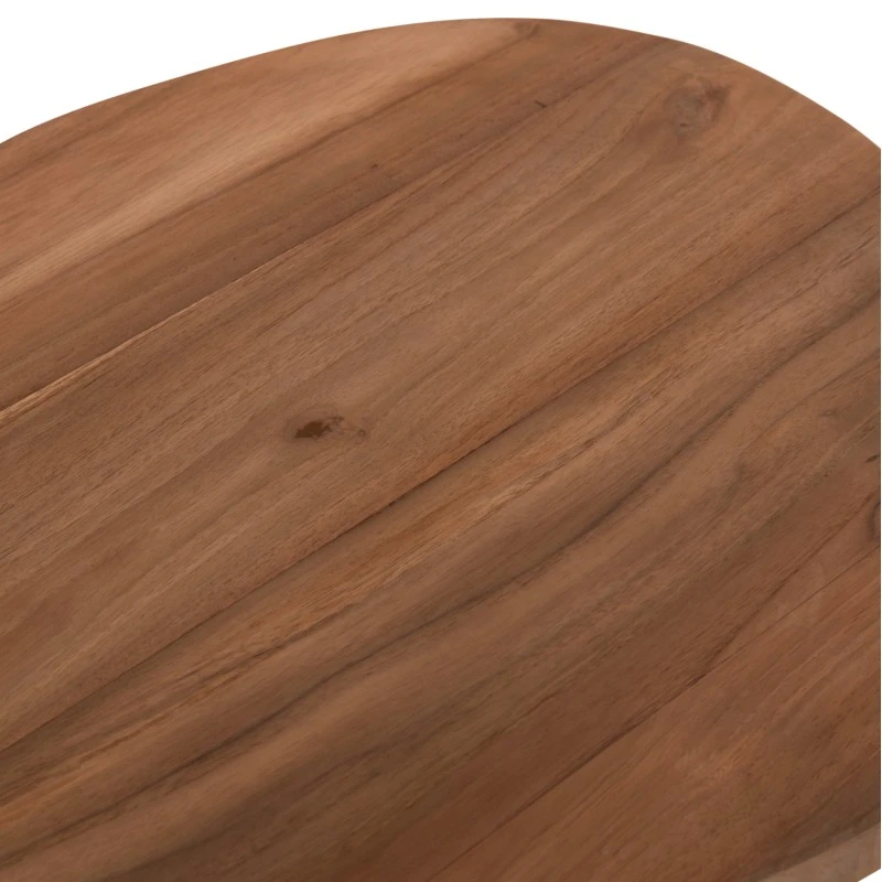 ΒΟΗΘΗΤΙΚΟ ΤΡΑΠΕΖΙ AIDA HM4692.02 FIBER CEMENT ΛΕΥΚΟ--ΞΥΛΟ TEAK TOP 47x60x59Υεκ