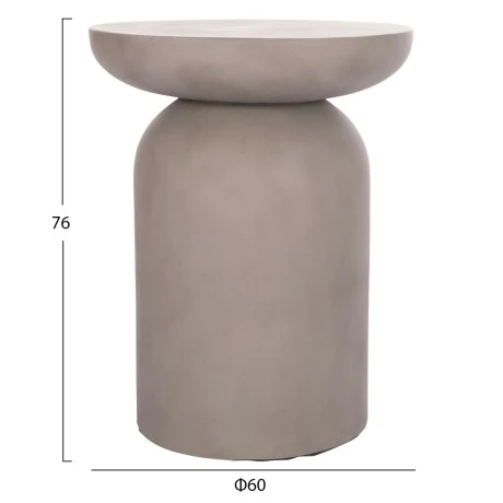 ΒΟΗΘΗΤΙΚΟ ΤΡΑΠΕΖΙ ANNA HM18160.03 FIBER CEMENT ΣΕ ΓΚΡΙ--Φ60x76Υεκ.
