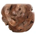 ΒΟΗΘΗΤΙΚΟ ΤΡΑΠΕΖΙ LOGGY HM18295 ΞΥΛΟ TEAK--ΦΥΣΙΚΟ 50x50x50Υεκ.