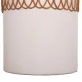 ΤΡΑΠΕΖΙ ΤΡΑΠΕΖΑΡΙΑΣ PRILEP HM18159.02 FIBER CEMENT ΛΕΥΚΟ & RATTAN--Φ60x76,5Υεκ