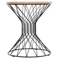 ΒΟΗΘΗΤΙΚΟ ΤΡΑΠΕΖΙ ΣΑΛΟΝΙΟΥ KEON HM18038.03 MDF TOP ΣΕ ΣΟΝΑΜΑ-ΜΕΤΑΛΛΟ Φ45x50Υεκ.
