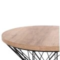 ΒΟΗΘΗΤΙΚΟ ΤΡΑΠΕΖΙ ΣΑΛΟΝΙΟΥ KEON HM18038.03 MDF TOP ΣΕ ΣΟΝΑΜΑ-ΜΕΤΑΛΛΟ Φ45x50Υεκ.