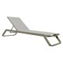 ΞΑΠΛΩΣΤΡΑ ΑΛΟΥΜΙΝΙΟΥ MARIMAR HM6562.03 ΣΚΕΛΕΤΟΣ TAUPE & TEXTILENE ΜΠΕΖ 220x67.5x31.5Υεκ