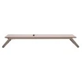 ΞΑΠΛΩΣΤΡΑ ΑΛΟΥΜΙΝΙΟΥ MARIMAR HM6562.03 ΣΚΕΛΕΤΟΣ TAUPE & TEXTILENE ΜΠΕΖ 220x67.5x31.5Υεκ