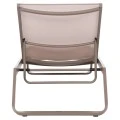 ΞΑΠΛΩΣΤΡΑ ΑΛΟΥΜΙΝΙΟΥ MARIMAR HM6562.03 ΣΚΕΛΕΤΟΣ TAUPE & TEXTILENE ΜΠΕΖ 220x67.5x31.5Υεκ