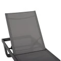ΞΑΠΛΩΣΤΡΑ ΑΛΟΥΜΙΝΙΟΥ ΜΕ ΥΦΑΣΜΑ TESLIN RICKON HM6292.01 ΣΕ ΓΚΡΙ 198x61,5x97Υεκ.