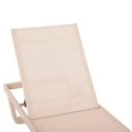 ΞΑΠΛΩΣΤΡΑ ΑΛΟΥΜΙΝΙΟΥ ΜΕ ΥΦΑΣΜΑ TESLIN RICKON HM6292.04 ΣΕ ΣΑΜΠΑΝΙ 198x61,5x97Υεκ.