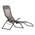 ΞΑΠΛΩΣΤΡΑ ΚΟΥΝΙΣΤΗ SWINGSAND HM6553.01 ΓΚΡΙ TEXTILENE--ΜΑΥΡΟ ΜΕΤΑΛΛΟ 143x60x94Υεκ