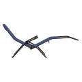ΞΑΠΛΩΣΤΡΑ ΚΟΥΝΙΣΤΗ SWINGSAND HM6553.05 ΜΠΛΕ TEXTILENE--ΜΑΥΡΟ ΜΕΤΑΛΛΟ 143x60x94Υεκ