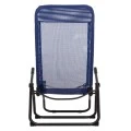 ΞΑΠΛΩΣΤΡΑ ΚΟΥΝΙΣΤΗ SWINGSAND HM6553.05 ΜΠΛΕ TEXTILENE--ΜΑΥΡΟ ΜΕΤΑΛΛΟ 143x60x94Υεκ