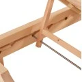 ΞΑΠΛΩΣΤΡΑ ΜΕ ΜΑΞΙΛΑΡΙ ΚΟΡΙΝΟΣ HM10778.73 ΞΥΛΟ ΠΕΥΚΟΥ--OLEFIN ΣΕ ΓΚΡΙ 79x204x77Υεκ