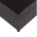 ΥΠΟΣΤΡΩΜΑ/ΚΡΕΒΑΤΙ KING-SIZE SIGGY HM21218 ΓΚΡΙ ΥΦΑΣΜΑ--ΓΙΑ 180x200εκ.