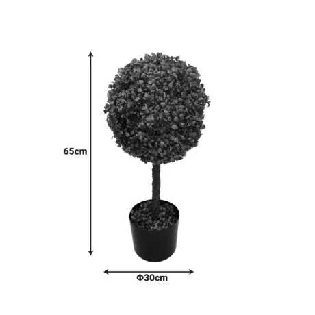 Decorative plant Bolla I in Inart green pp pot Φ30x65cm