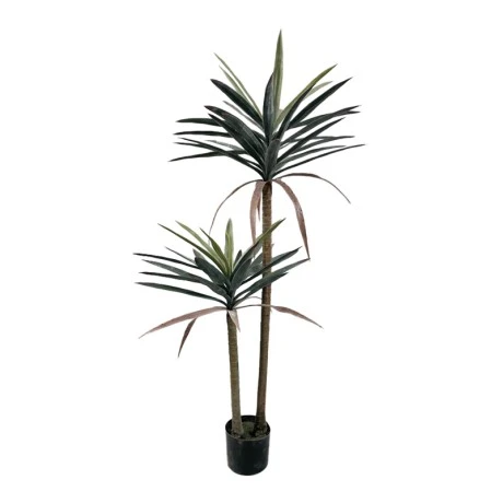 Decorative plant Dracaena palm in a pot Inart green pp H125cm