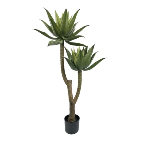 Decorative plant Lotus in a pot Inart green pp H120cm