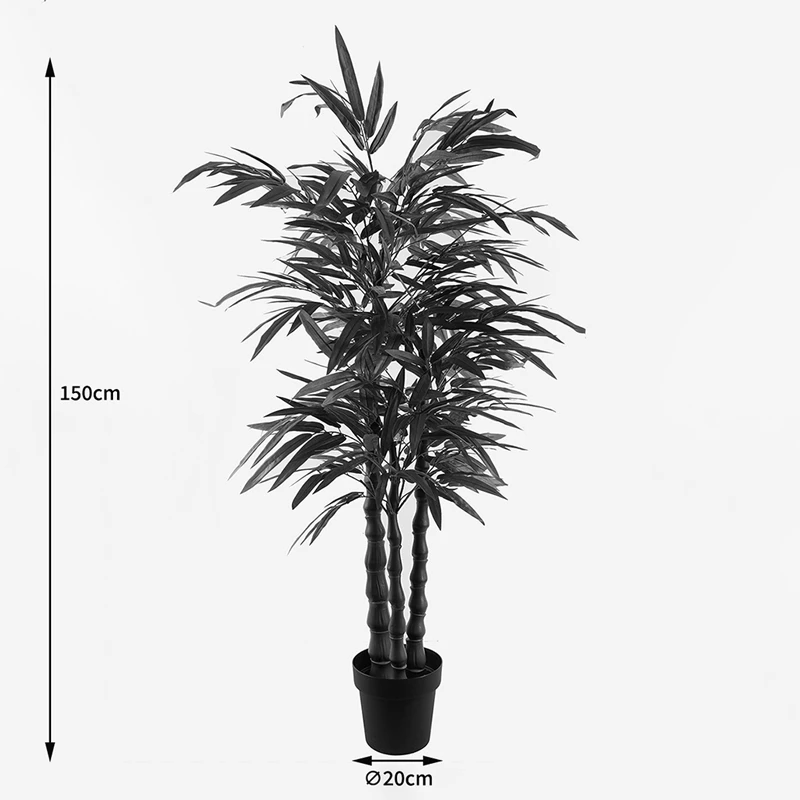 Διακοσμητικό φυτό σε γλάστρα Arti Bamboo Inart πράσινο Φ70x150εκ