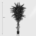 Decorative plant in pot Banyan Inart green D95x180cm