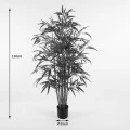 Διακοσμητικό φυτό σε γλάστρα Rhapis Palm Inart πράσινο Φ60x120εκ