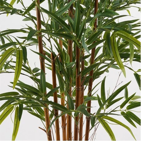 Decorative plant in a pot Rhapis Palm Inart green D80x180cm