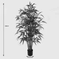 Διακοσμητικό φυτό σε γλάστρα Rhapis Palm Inart πράσινο Φ80x180εκ