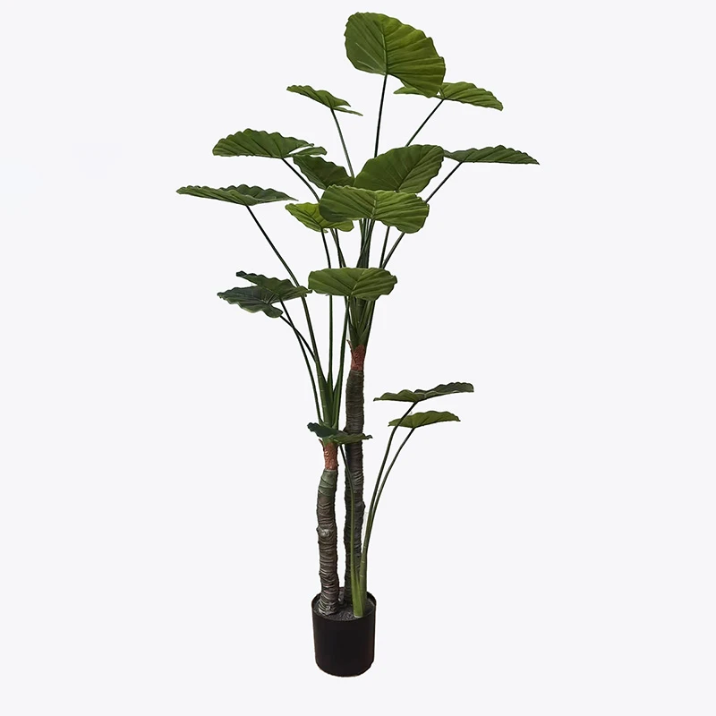 Διακοσμητικό φυτό σε γλάστρα Taro Plant Inart πράσινο Φ90x180εκ