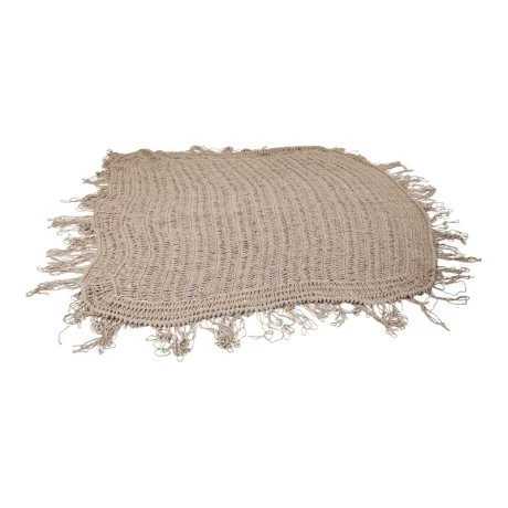 Shelto pakoworld macrame poly-cotton shade net in beige shade 300x400x27cm