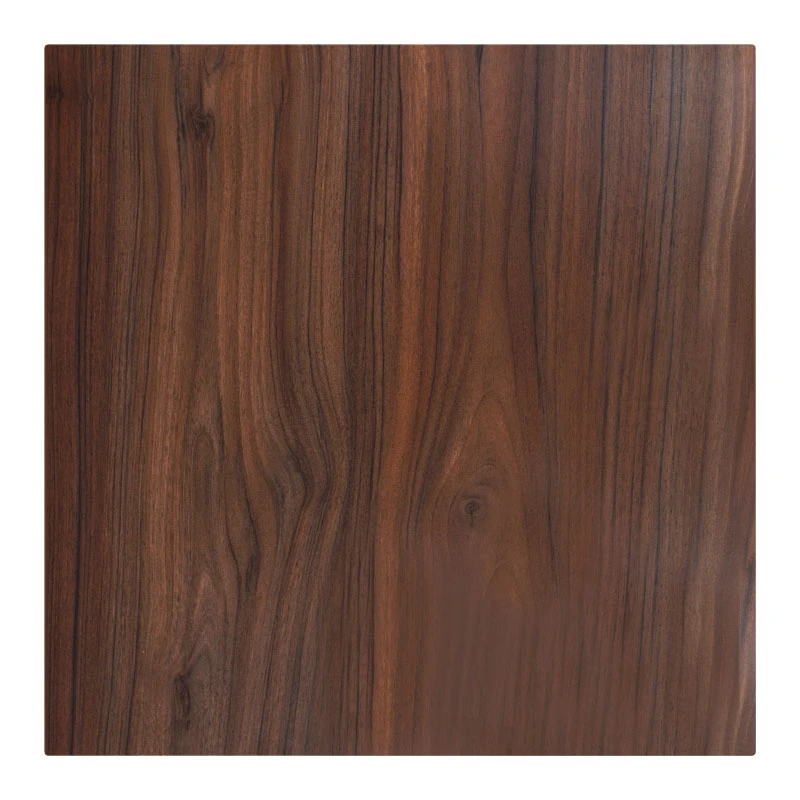 Table surface Bounty pakoworld Werzalit walnut 80x80cm