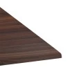 Table surface Bounty pakoworld Werzalit walnut 80x80cm