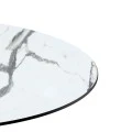 Table surface Melody pakoworld HPL white marble D70cm