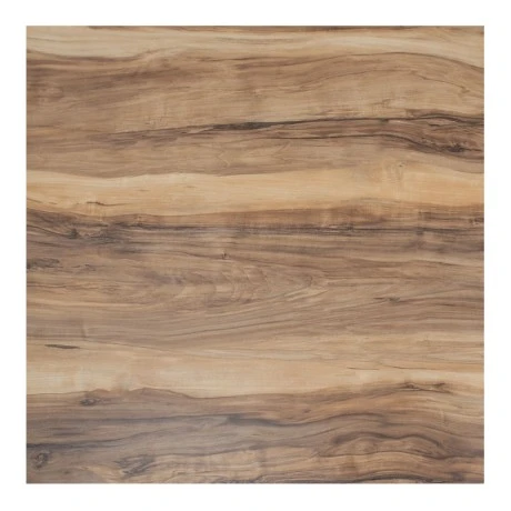 Table top Noble pakoworld HPL walnut 69x69cm thickness 12mm