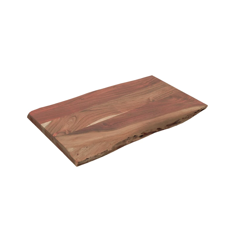 Table top Pozier pakoworld solid acacia wood walnut 140x80x4cm