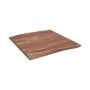 Table top Pozier pakoworld solid acacia wood walnut 70x70x4cm