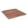 Table top Pozier pakoworld solid acacia wood walnut 80x80x4cm