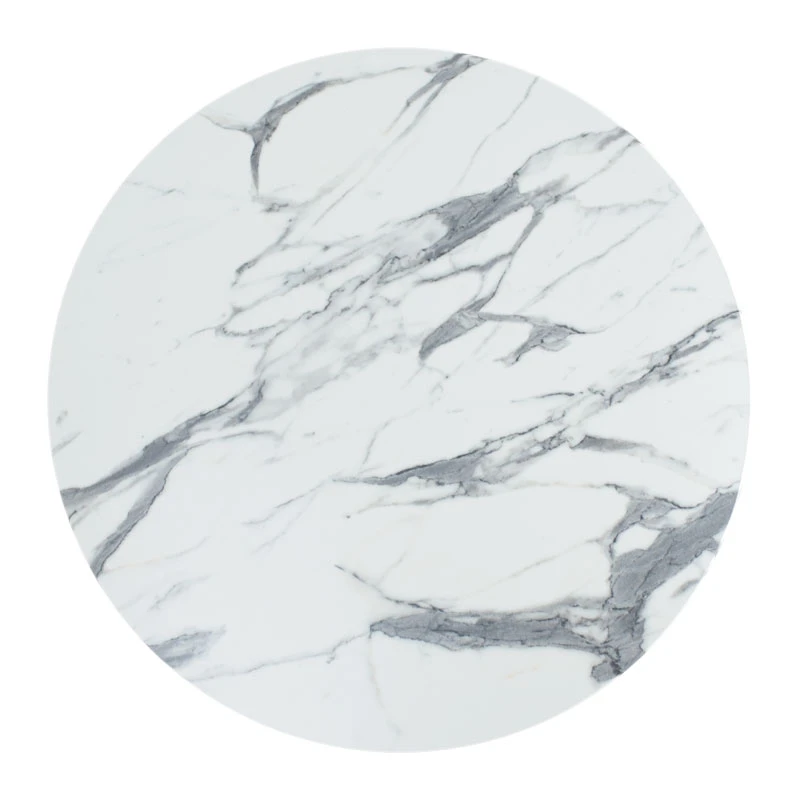 Table surface Solace pakoworld Werzalit white marble D60cm