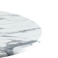 Table surface Solace pakoworld Werzalit white marble D60cm