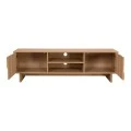 Jenfia pakoworld mdf tv stand in natural shade 150x39x45.5cm