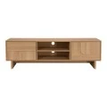 Jenfia pakoworld mdf tv stand in natural shade 150x39x45.5cm