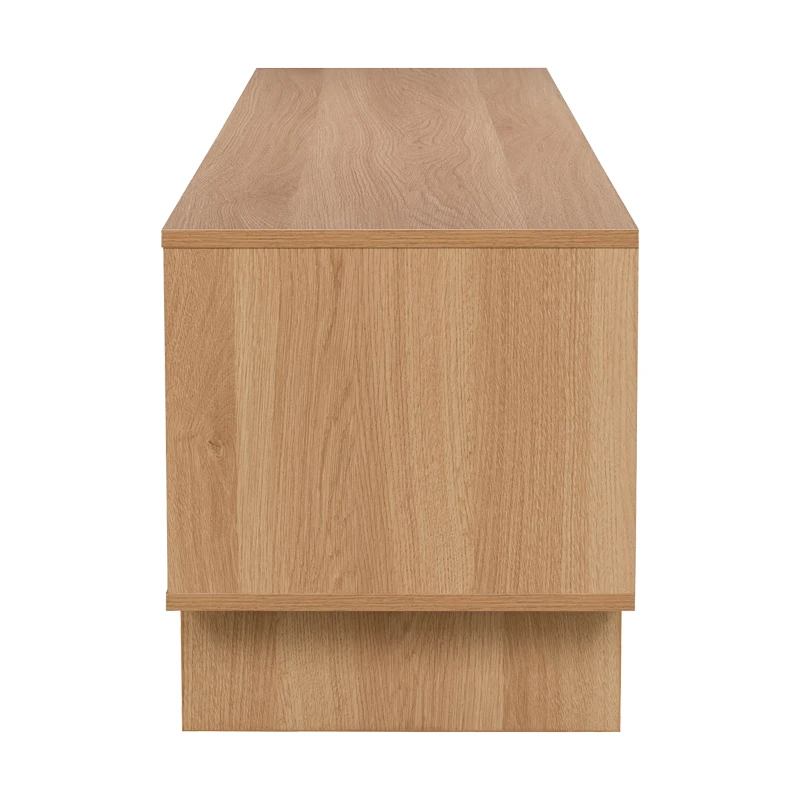 Jenfia pakoworld mdf tv stand in natural shade 150x39x45.5cm