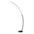 Φωτιστικό δαπέδου Archer pakoworld led μαύρο μεταλλικό 70x28x165εκ
