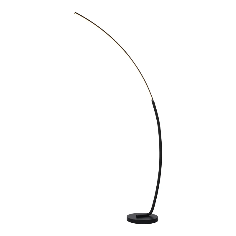Φωτιστικό δαπέδου Archer pakoworld led μαύρο μεταλλικό 70x28x165εκ