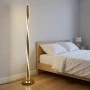 Floor light Jounko pakoworld led metal in gold color D20x130cm