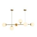 Ceiling lamp Bemfy pakoworld led gold metal 120x15x15cm